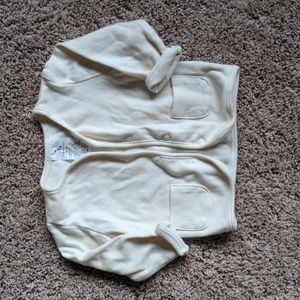 Organic Cotton Cream Cardigan